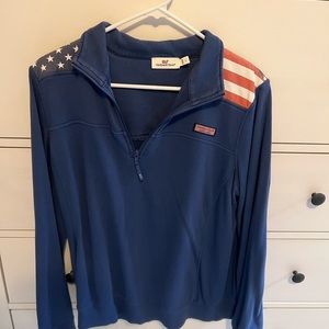Vineyard Vines American flag Shep shirt size L